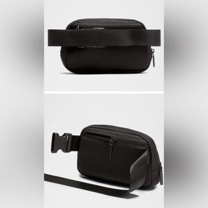 🆕 LULULEMON Everywhere Belt Bag Knit Mesh 1L Black NWT